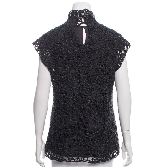 Brunello Cucinelli open weave knit top - Picture 4 of 7